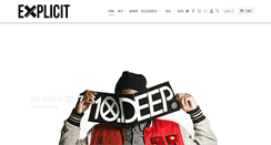 Desktop Screenshot of explicitstreetwear.com
